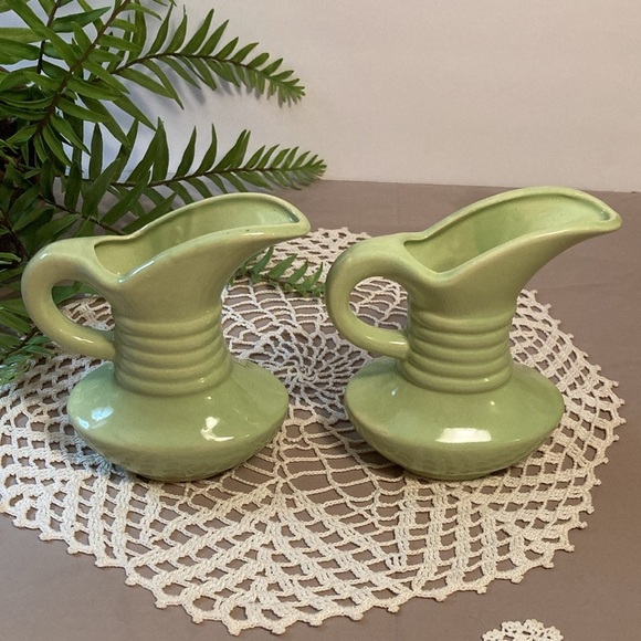 Vintage Art Deco FAPCO Ewer Pitcher Vases - Picture 6 of 15